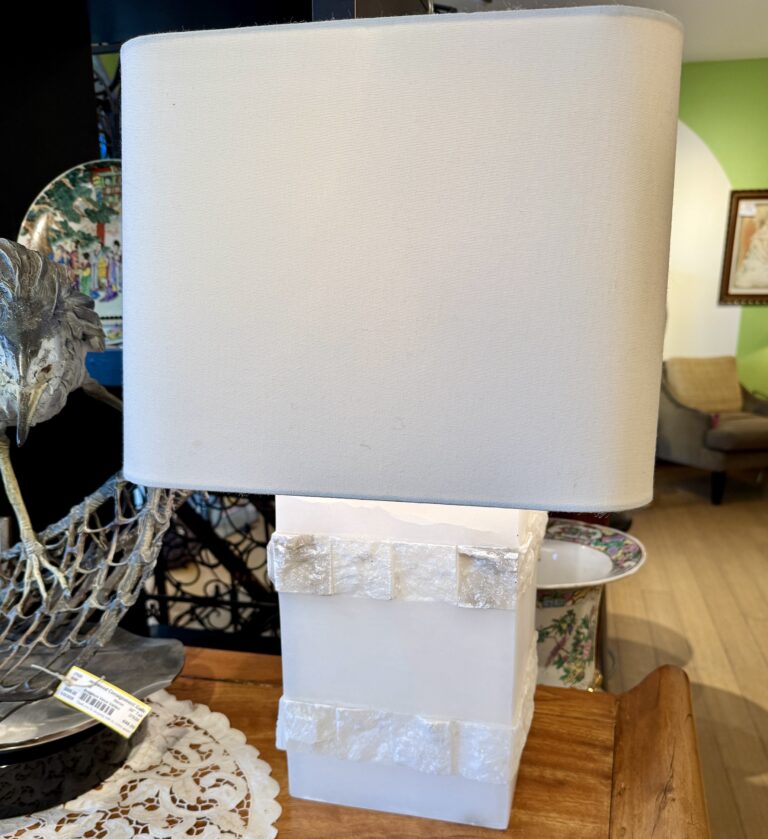 Alabaster table lamp