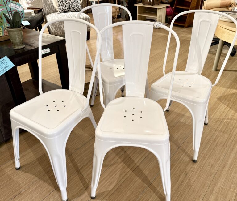 Metal chairs