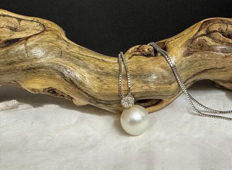 14k large pearl necklace