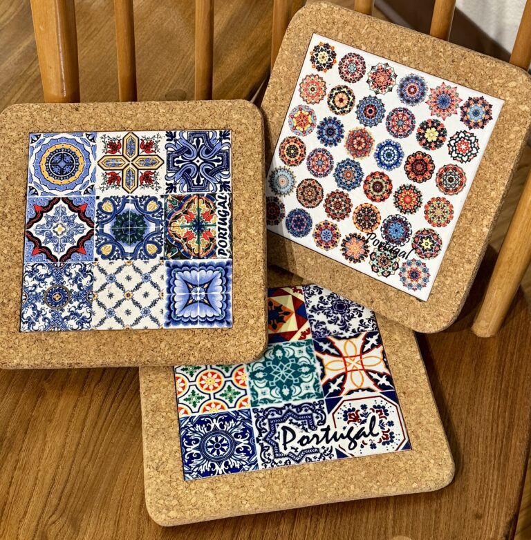 Cork and tile trivets