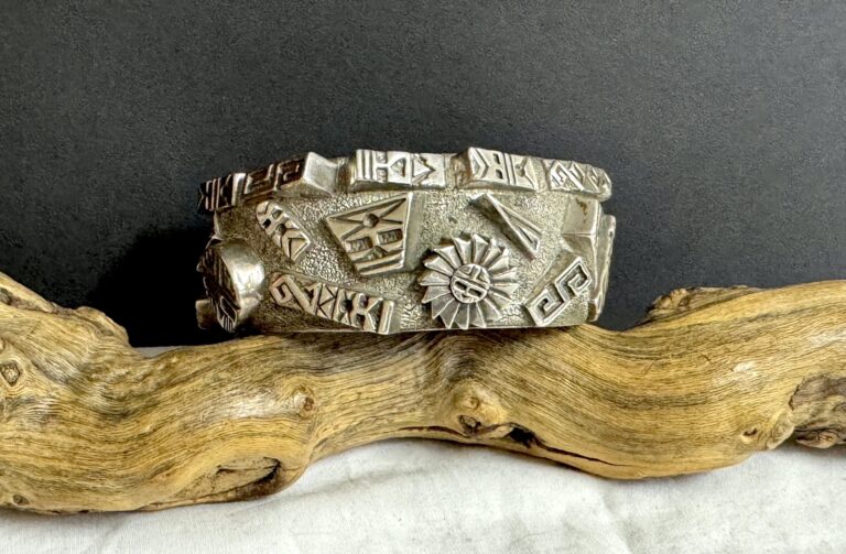 Native American sterling cuff