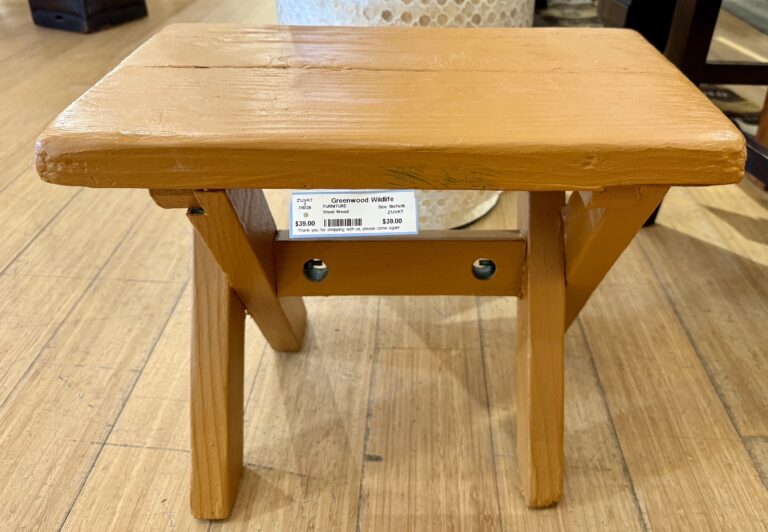 Wooden stool
