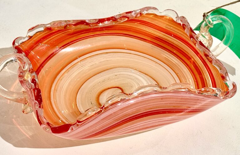 Murano art glass dish