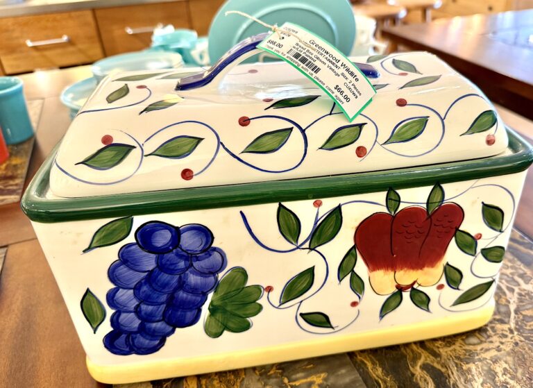 Vintage Gibson ceramic bread box