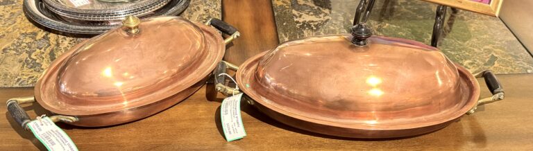 Heinrichs copper & sterling pans