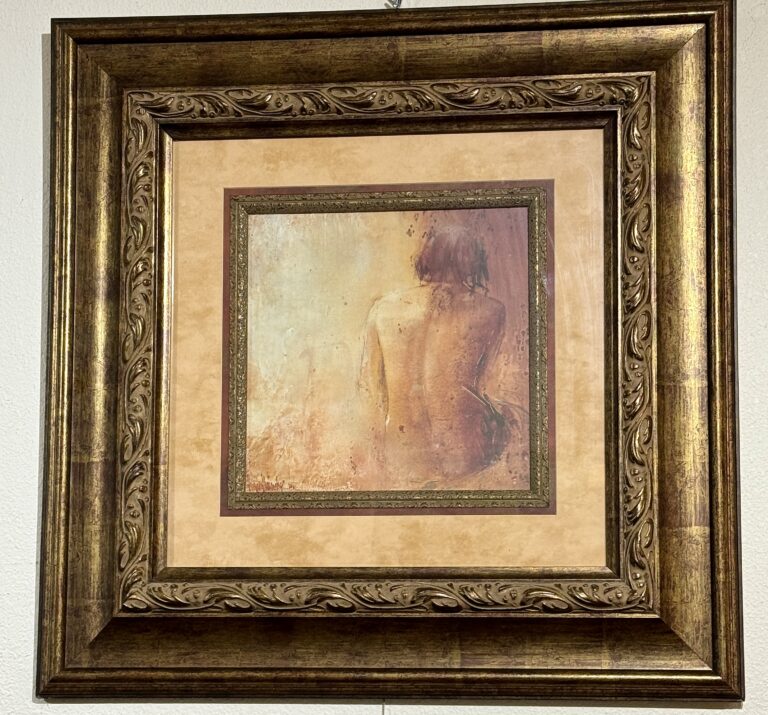Print of nude figure