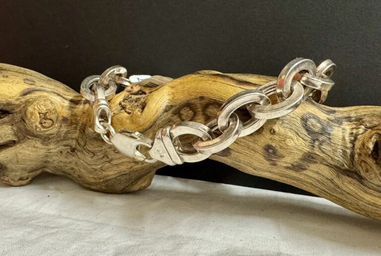 Sterling link bracelet