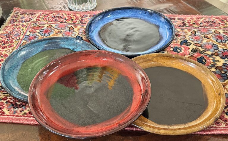 Always Azul Colorado Pottery dish set