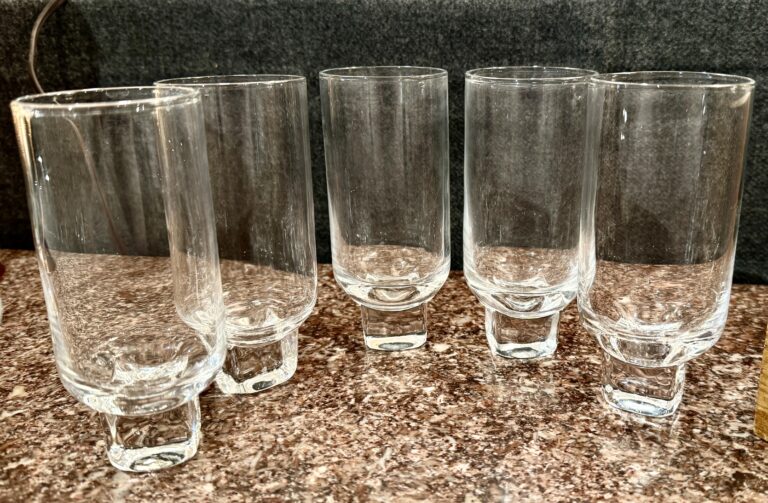 Littala cubed bottom tumblers