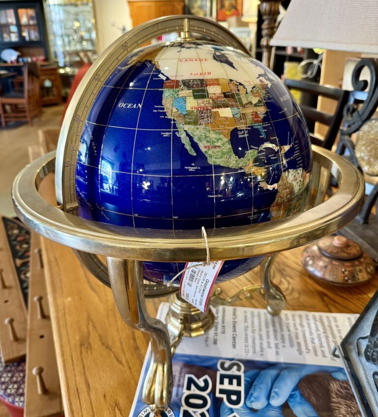 Semi-precious gem globe