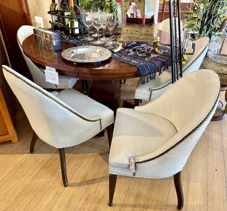 Upholstered dining chairs